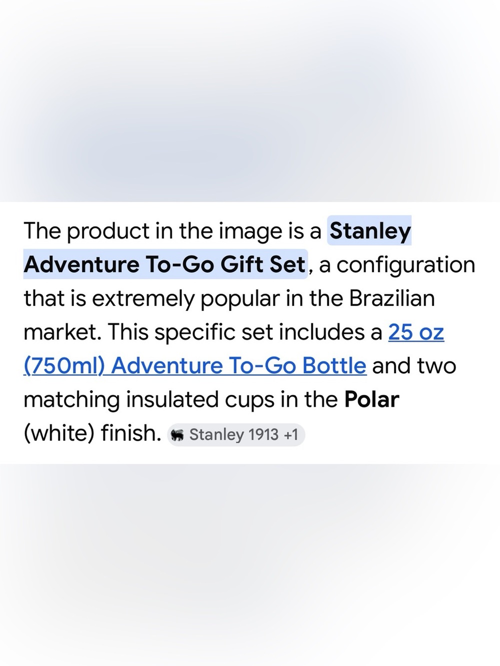 EXCLUSIVE Brazil adventures on the go  Stanley Vacuum Flask Set HARD TO FIND - Picture 5 of 8